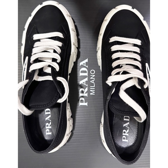 Prada Double Wheel Platform Sneaker (Women), Size 39 - Picture 2 of 9